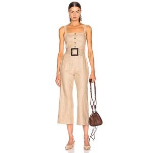 STAUD Cropped Jumpsuit